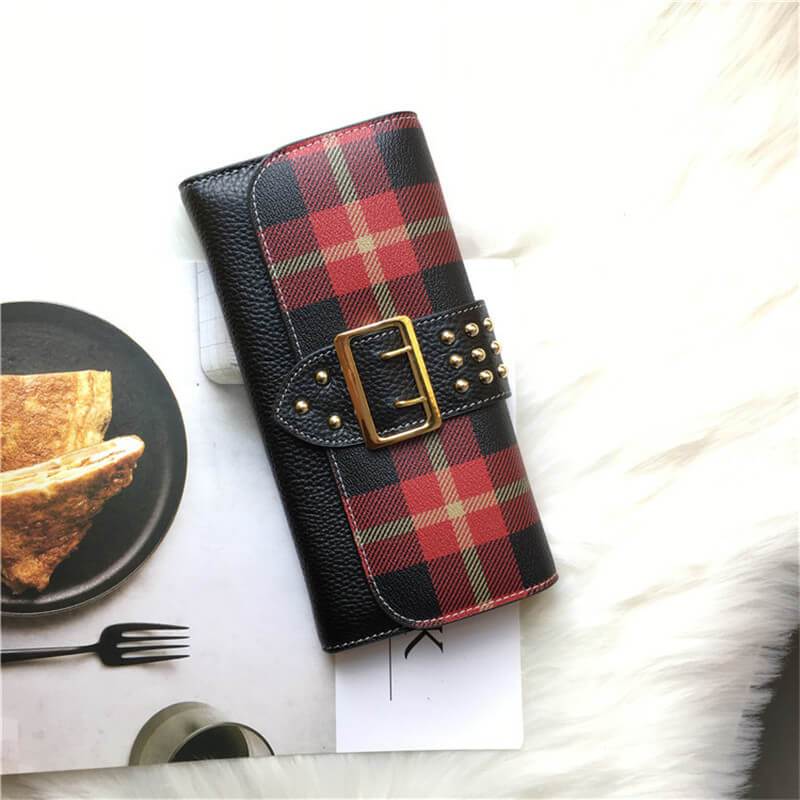 Leather Fashion Long Women  Purse