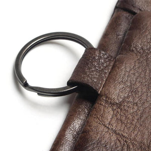 Handmade Vintage Zipper Leather Wallet