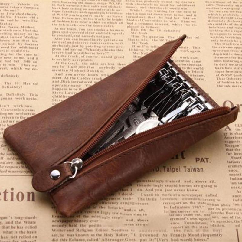 Leather key wallet