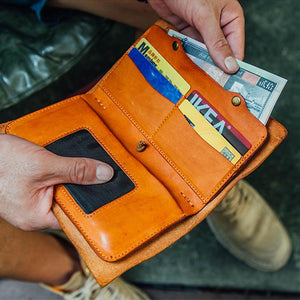 Handmade Leather Multifunction Wallet