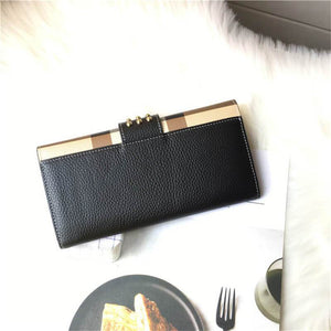 Leather Fashion Long Women  Purse