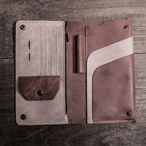 Leather Retro Travel Wallet