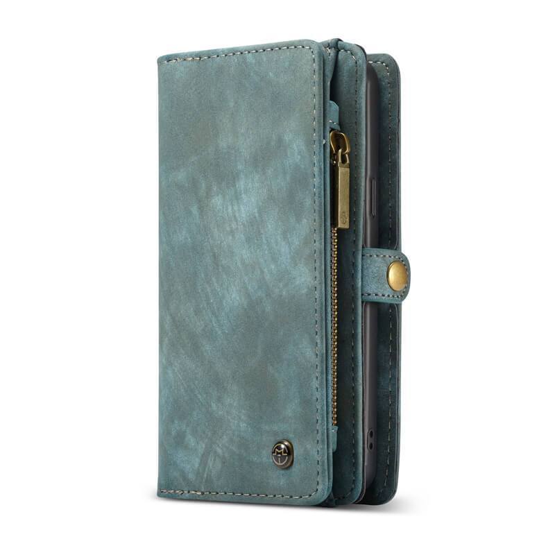 Leather Multifunctional  Zipper Wallet with Phone Cover（iphone）