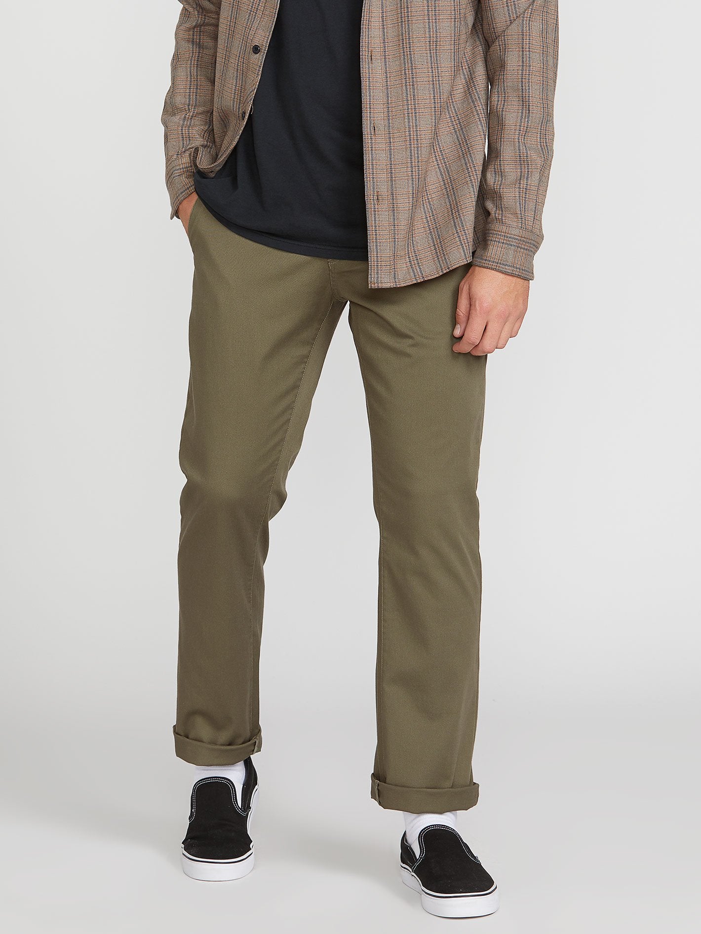 Frickin Modern Stretch Pants - Army Green Combo