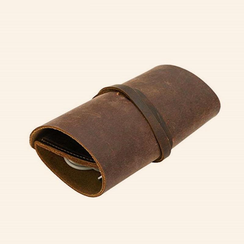 Headset & Data Wire Leather Storage Package