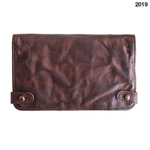 Full-Grain Leather Card Wallet Belt &